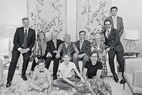 Die Rubelli-Familie – der Betrieb wird heute in fünfter Generation geführt.