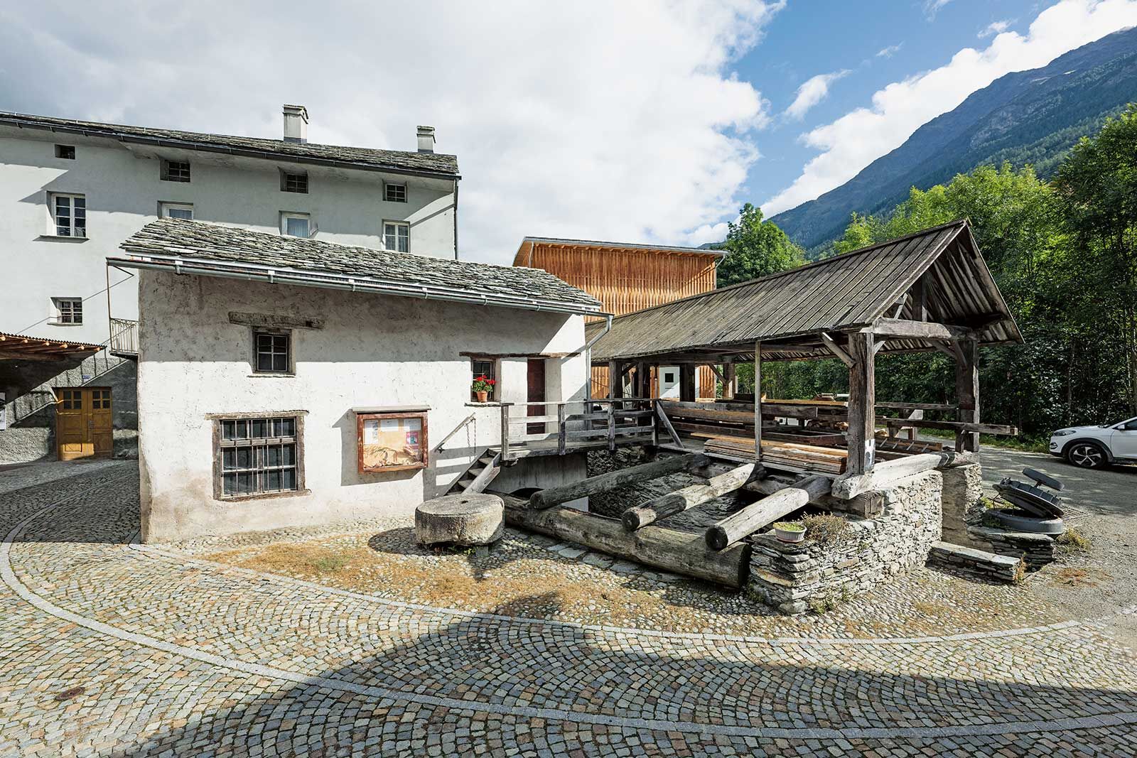 Poschiavo ist ein Bergdorf mit mediterranem Flair.