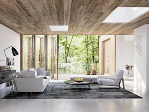«Woodline» Glasfaltwände schaffen Naturverbundenheit in jeder Beziehung. Solarlux.